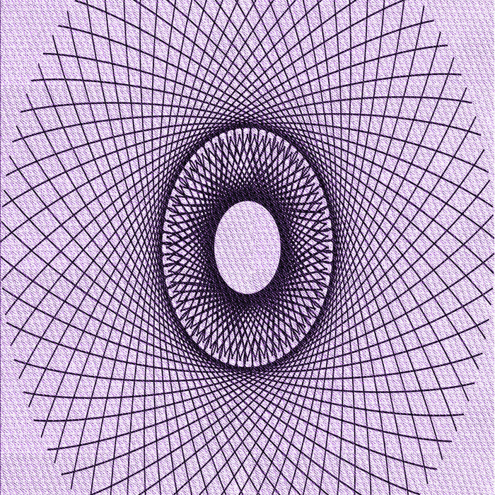 Patterned Purple Flower Purple Rug, pat774pur