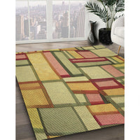 Patterned Light Brown Rug, pat775brn