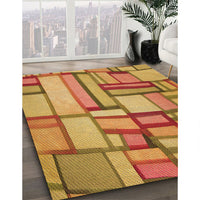 Patterned Orange Rug, pat775org