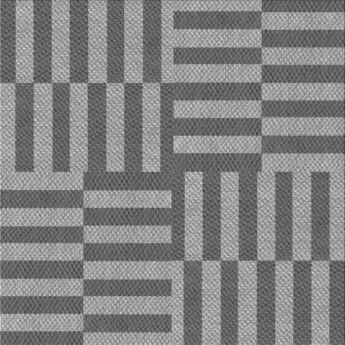 Round Machine Washable Transitional Carbon Gray Rug, wshpat776gry