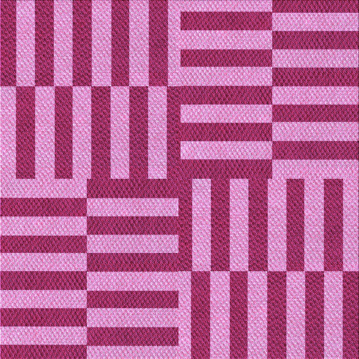 Round Machine Washable Transitional Violet Purple Rug, wshpat776pur