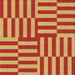 Square Patterned Red Novelty Rug, pat776