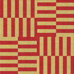 Sideview of Machine Washable Transitional Red Rug, wshpat776