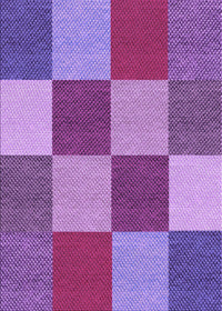 Machine Washable Transitional Dark Magenta Purple Rug, wshpat777pur