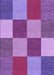 Machine Washable Transitional Dark Magenta Purple Rug, wshpat777pur