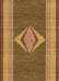 Patterned Saddle Brown Rug, pat778org