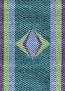 Patterned Blue Novelty Rug, pat778