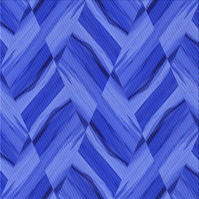 Round Patterned Blue Rug, pat779blu