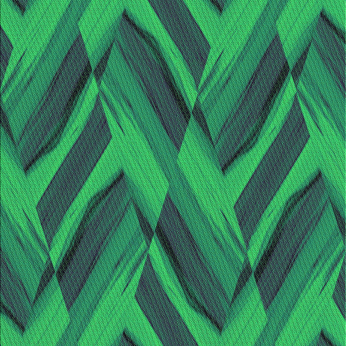 Patterned Medium Teal Green Rug, pat779grn