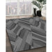 Machine Washable Transitional Gray Rug in a Family Room, wshpat779gry