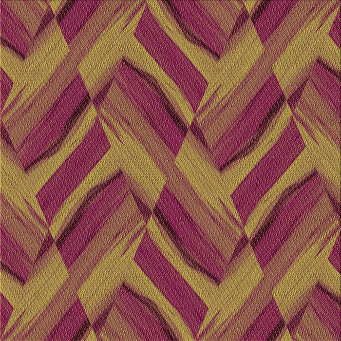 Round Patterned Bright Maroon Red Rug, pat779org