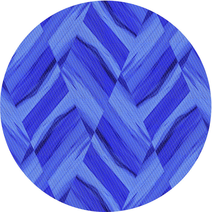 Square Machine Washable Transitional Blue Rug in a Living Room, wshpat779pur