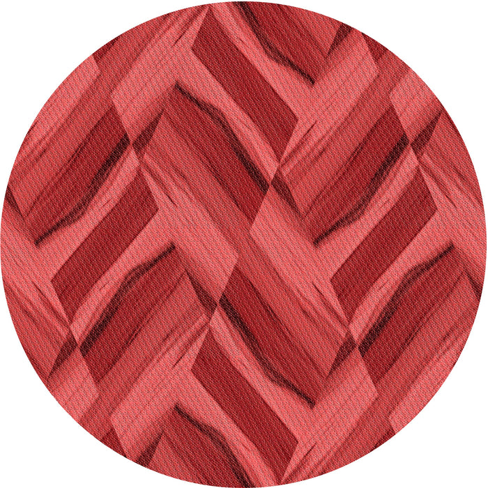 Square Patterned Red Rug, pat779rd
