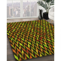 Patterned Red Rug, pat78yw