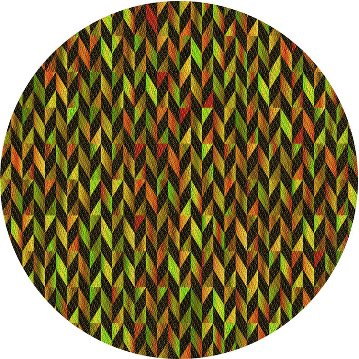 Square Patterned Red Rug, pat78yw