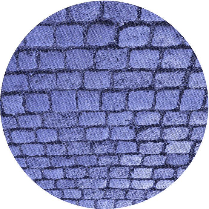 Square Patterned Sky Blue Rug, pat780blu