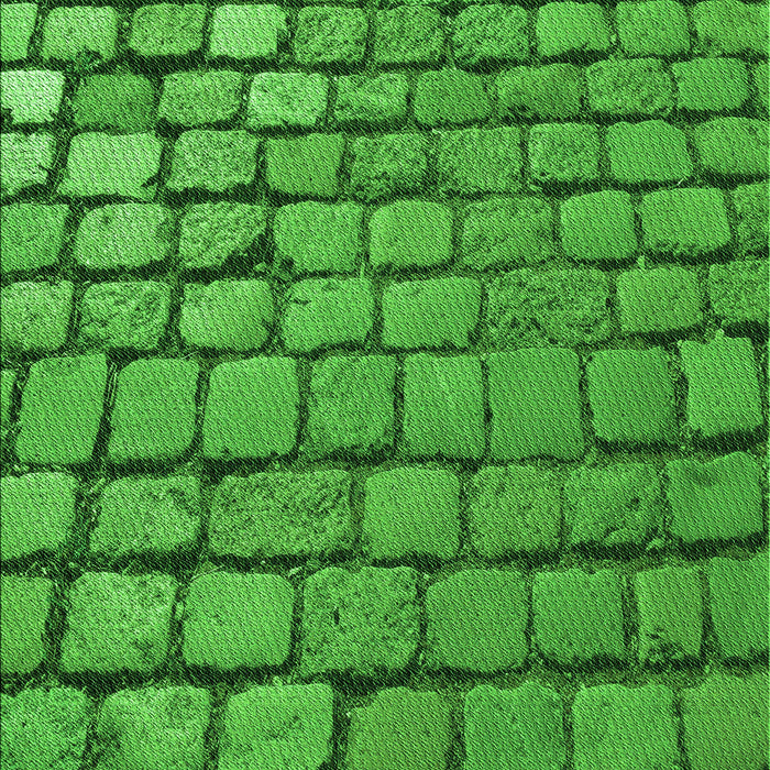 Patterned Green Rug, pat780grn