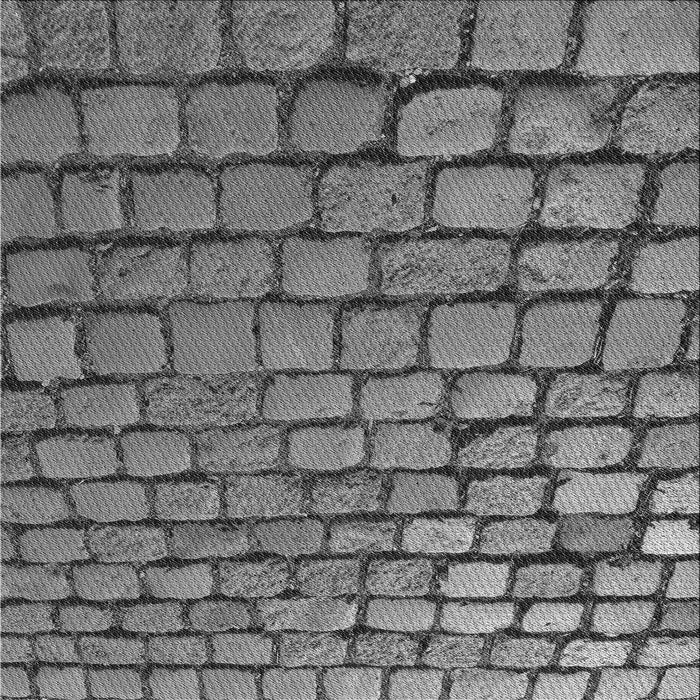 Round Patterned Gray Rug, pat780gry