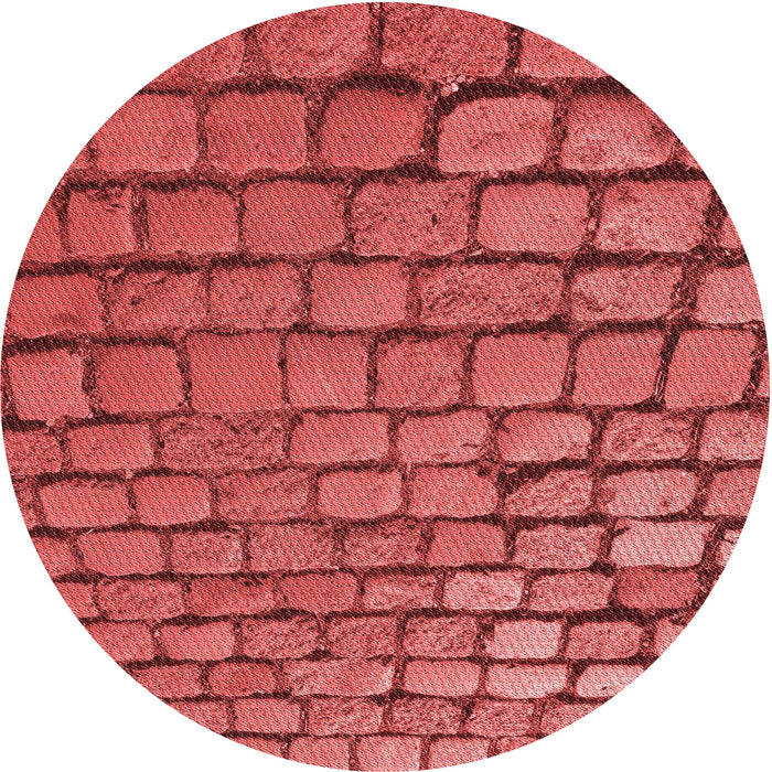 Square Patterned Red Rug, pat780rd