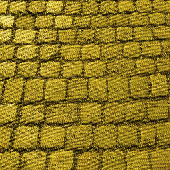 Patterned Yellow Rug, pat780yw