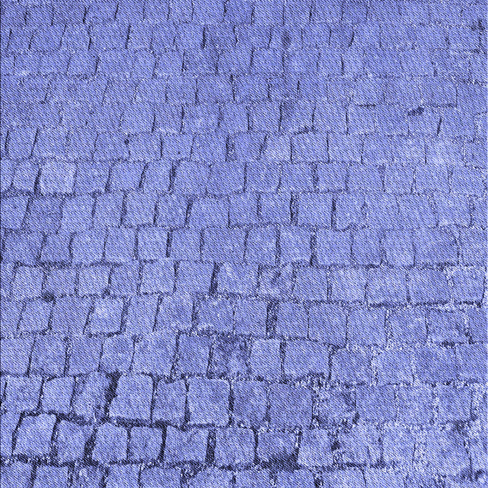 Machine Washable Transitional Denim Blue Rug, wshpat781blu