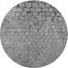 Square Patterned Gray Rug, pat781gry