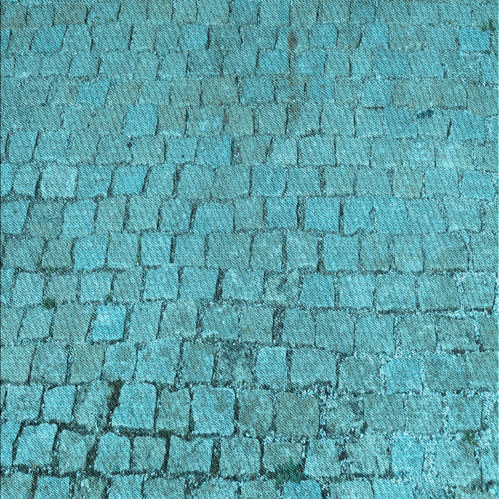 Machine Washable Transitional Dark Cyan Green Rug, wshpat781lblu