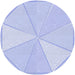 Square Patterned Blue Rug, pat782blu