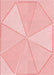 Patterned Pastel Red Pink Rug, pat782rd