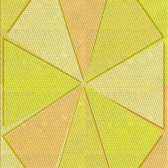 Patterned Yellow Rug, pat782yw