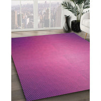 Patterned Neon Pink Rug, pat783pur