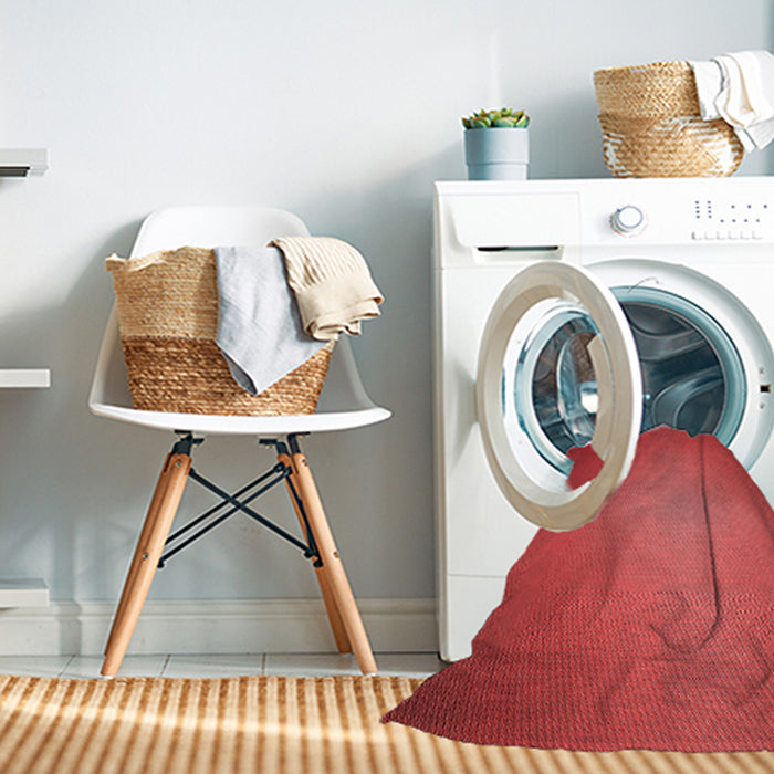 Machine Washable Transitional Orange Rug in a Washing Machine, wshpat783rd
