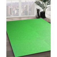 Patterned Neon Green Rug, pat784grn