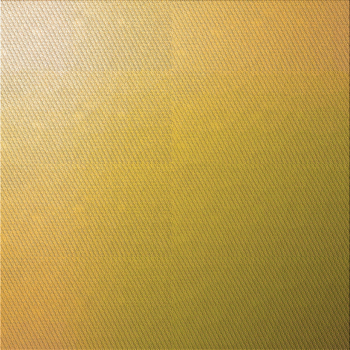 Round Patterned Saffron Yellow Rug, pat784org