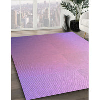 Patterned Violet Purple Rug, pat784pur