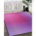 Machine Washable Transitional Purple Rug in a Family Room, wshpat785pur