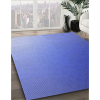 Patterned Sky Blue Rug, pat787blu