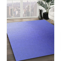 Patterned Purple Mimosa Purple Rug, pat788blu