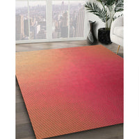 Patterned Orange Rug, pat788org