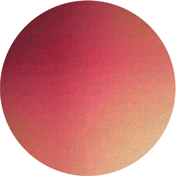 Square Patterned Orange Rug, pat788org