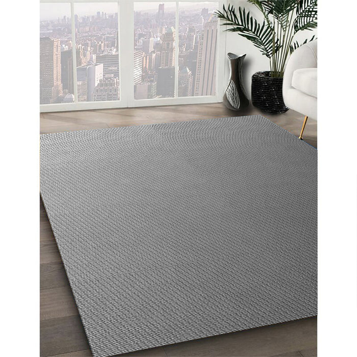Patterned Ash Gray Rug in Family Room, pat789gry