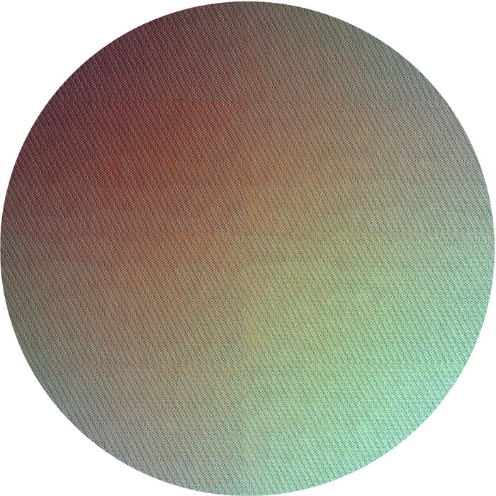 Square Patterned Dark Sea Green Rug, pat789lblu