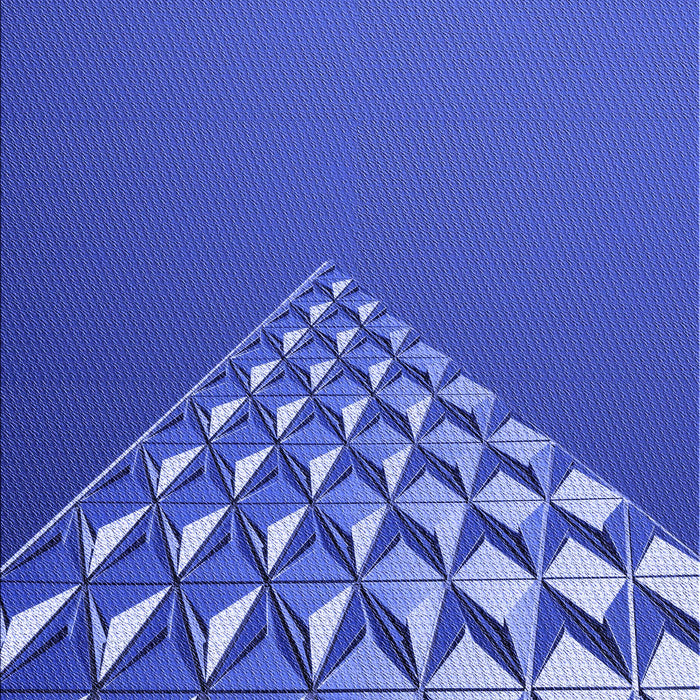 Square Patterned Sky Blue Rug in a Living Room, pat79blu