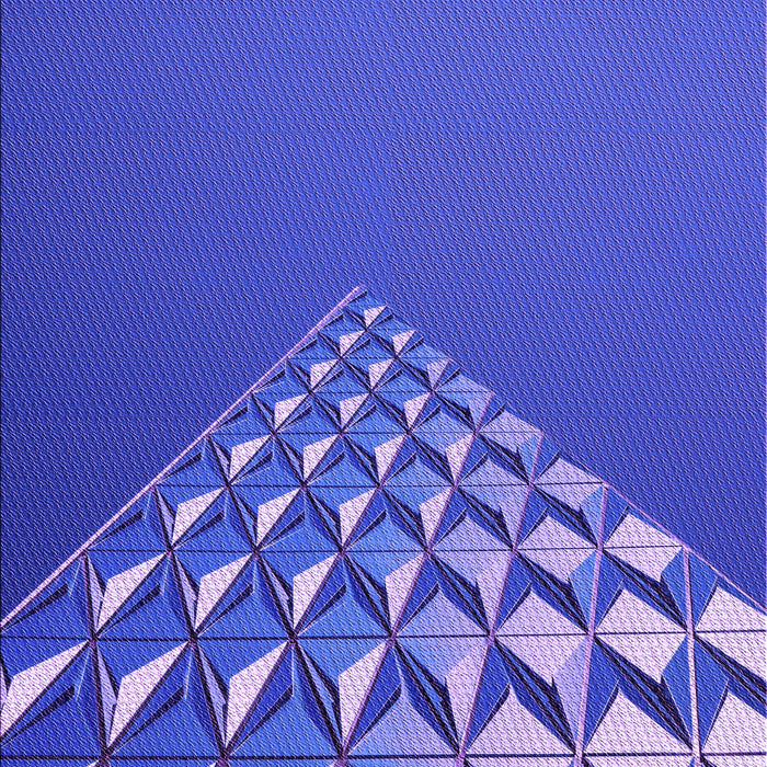 Square Patterned Light Slate Blue Rug in a Living Room, pat79pur