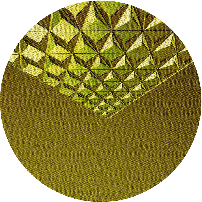 Square Machine Washable Transitional Dark Bronze Brown Rug in a Living Room, wshpat79yw