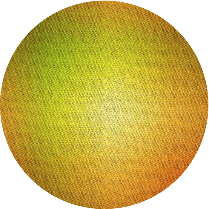 Square Machine Washable Transitional Deep Yellow Rug in a Living Room, wshpat790yw