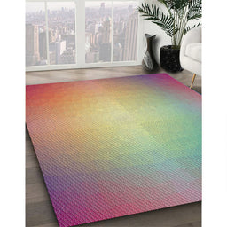 Machine Washable Transitional Raspberry Purple Rug in a Family Room, wshpat790