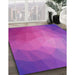 Machine Washable Transitional Crimson Purple Rug in a Family Room, wshpat791pur