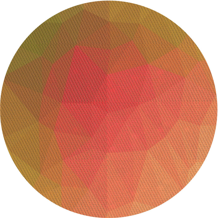 Square Machine Washable Transitional Orange Rug in a Living Room, wshpat792org