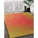 Machine Washable Transitional Orange Rug in a Family Room, wshpat792org